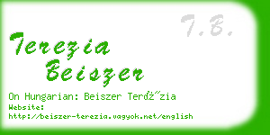 terezia beiszer business card